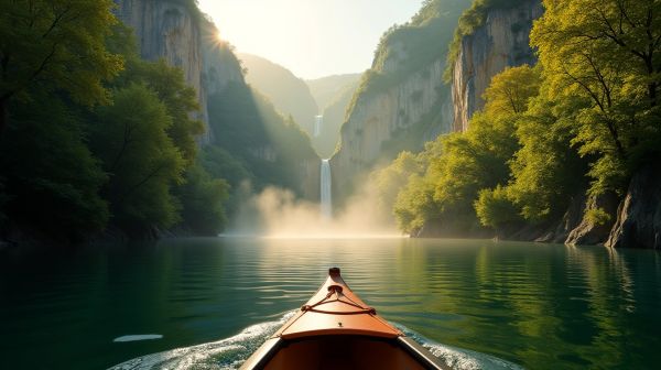 Top lieux secrets pour du canoë dans les gorges de l'Ardèche
