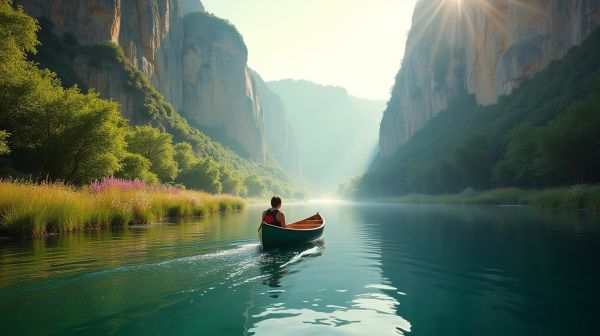 Vivez une aventure en canoë dans les gorges de l'Ardèche